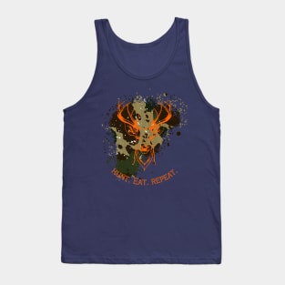 Camo and orange hunting gift Tank Top